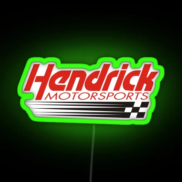 Hendrick The Motorsport RGB Neon Sign
