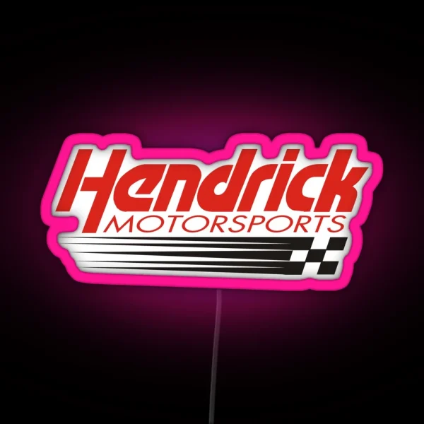 Hendrick The Motorsport RGB Neon Sign