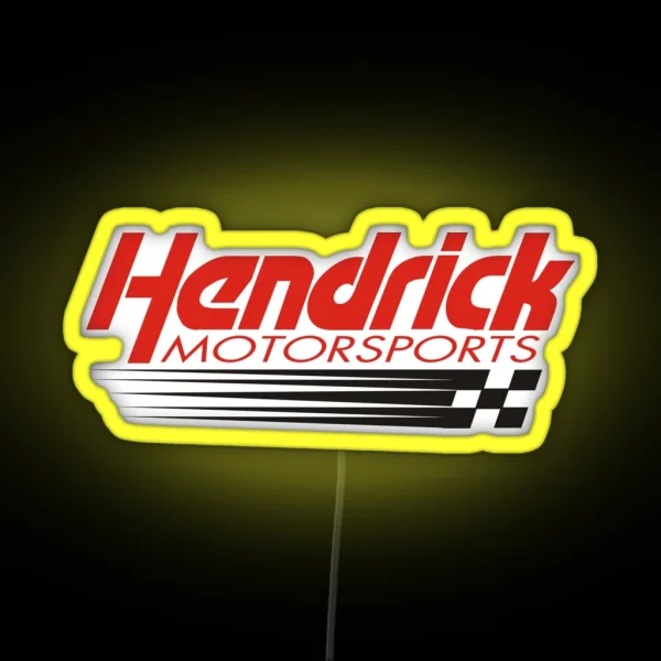 Hendrick The Motorsport RGB Neon Sign