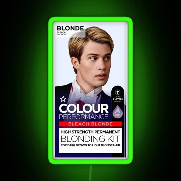 Henry Permanent Blonding Kit RGB Neon Sign