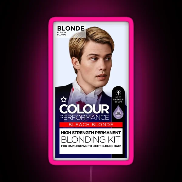 Henry Permanent Blonding Kit RGB Neon Sign