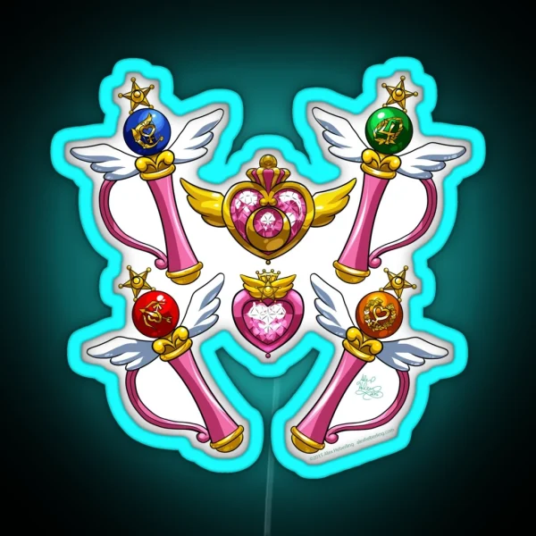 Henshin Items Supers RGB Neon Sign