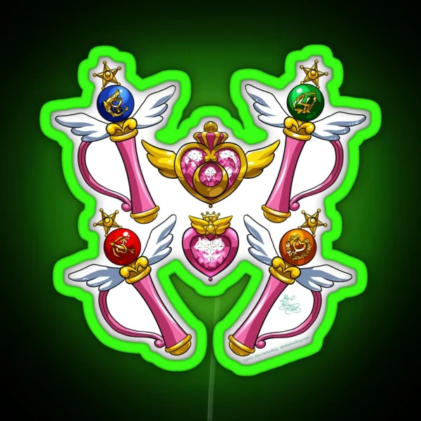 Henshin Items Supers RGB Neon Sign