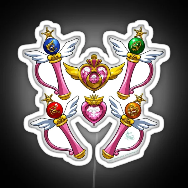 Henshin Items Supers RGB Neon Sign