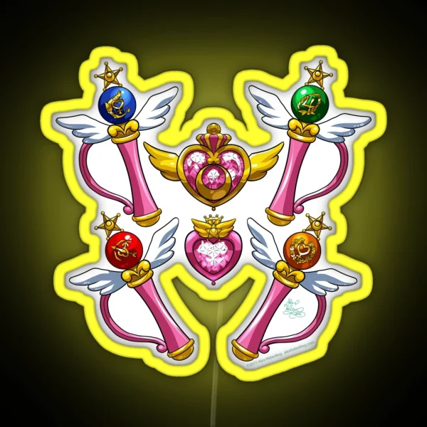 Henshin Items Supers RGB Neon Sign