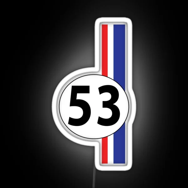 Herbie Number 53 RGB Neon Sign