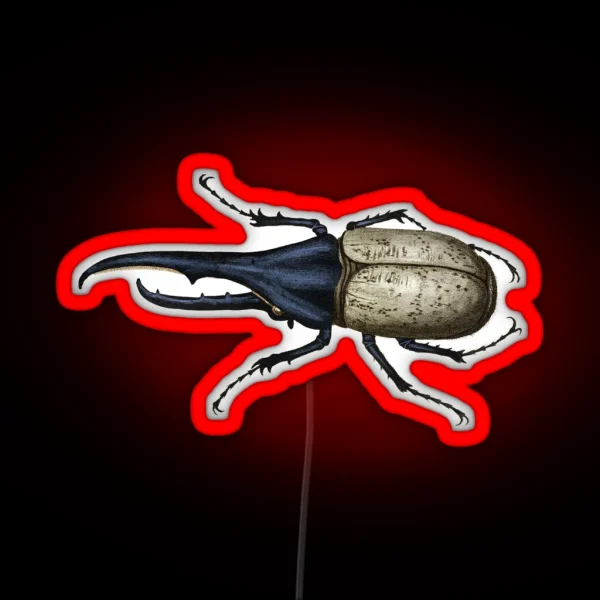 Hercules Beetle RGB Neon Sign
