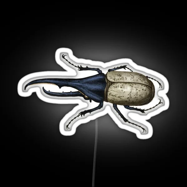 Hercules Beetle RGB Neon Sign