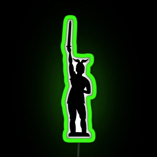 Hermannsdenkmal Hermann Der Cherusker Detmold RGB Neon Sign