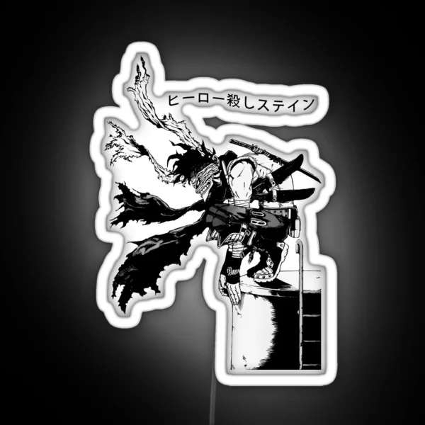 Hero Killer Stain Academia RGB Neon Sign