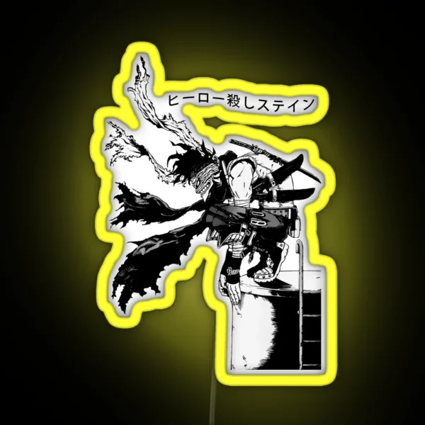 Hero Killer Stain Academia RGB Neon Sign