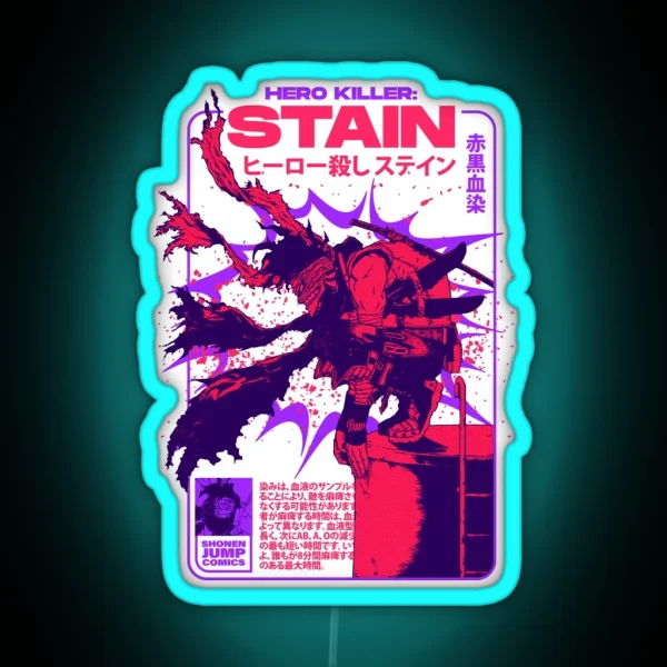Hero Killer Stain RGB Neon Sign