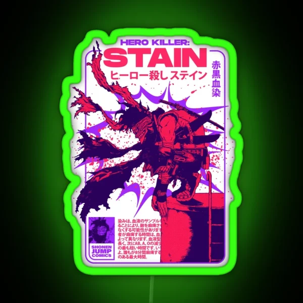 Hero Killer Stain RGB Neon Sign