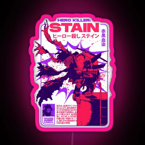 Hero Killer Stain RGB Neon Sign