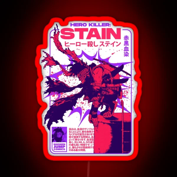 Hero Killer Stain RGB Neon Sign