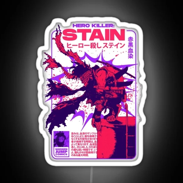 Hero Killer Stain RGB Neon Sign