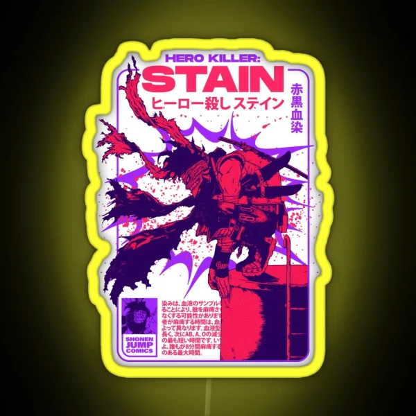 Hero Killer Stain RGB Neon Sign