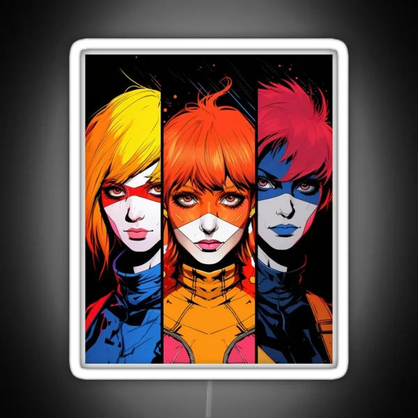 Heroic Characters Of Anime RGB Neon Sign
