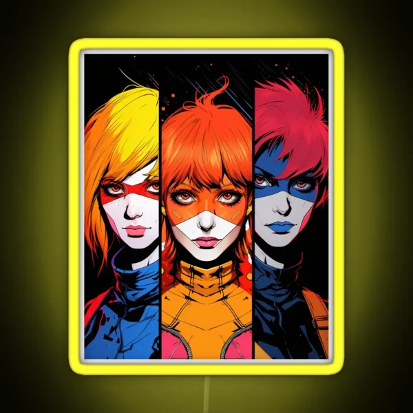 Heroic Characters Of Anime RGB Neon Sign