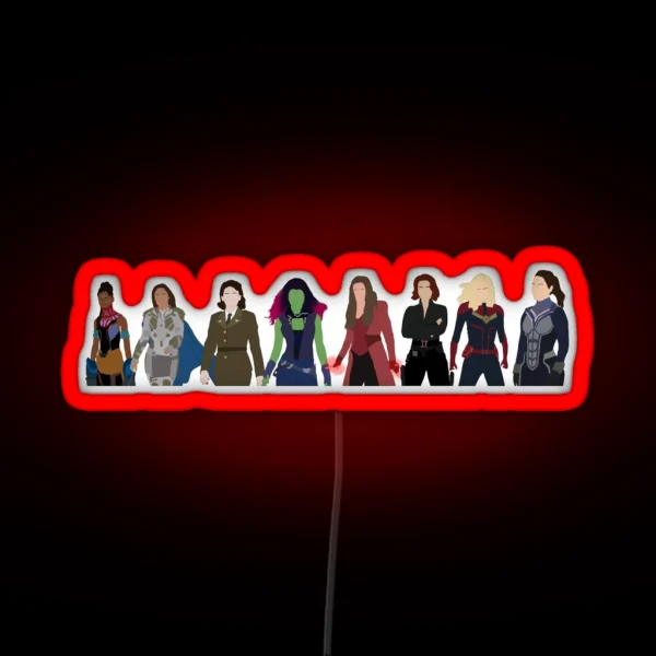 Heroines RGB Neon Sign