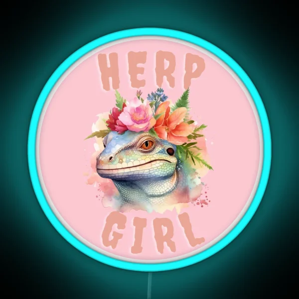 Herp Girl RGB Neon Sign