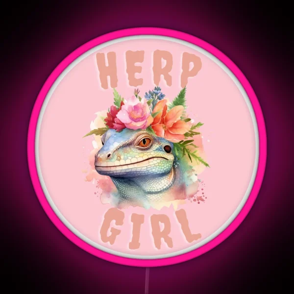 Herp Girl RGB Neon Sign