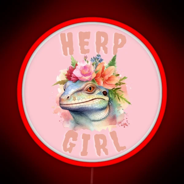 Herp Girl RGB Neon Sign