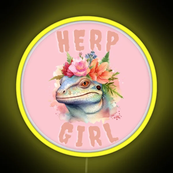 Herp Girl RGB Neon Sign