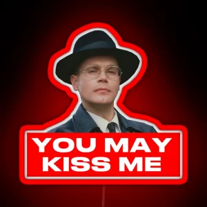 Herr Flick Allo Allo You May Kiss Me RGB Neon Sign