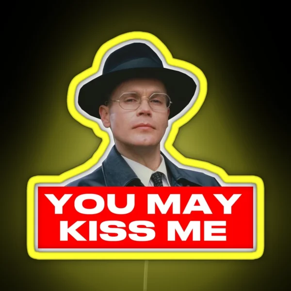 Herr Flick Allo Allo You May Kiss Me RGB Neon Sign