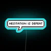 Hesitation Is Defeat RGB Neon Sign - Image 3