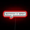 Hesitation Is Defeat RGB Neon Sign - Image 2