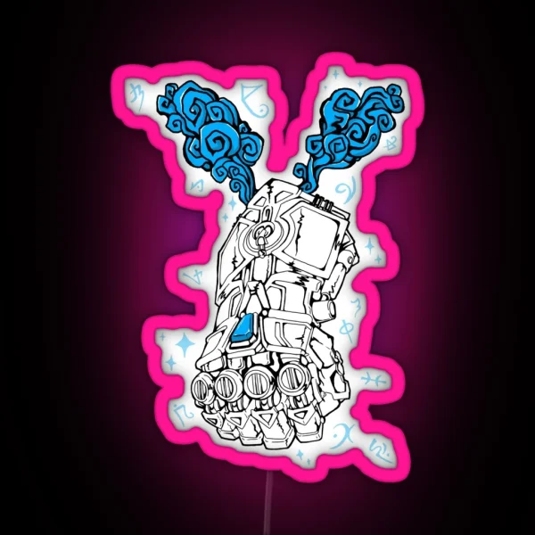 Hextech Gauntlet RGB Neon Sign