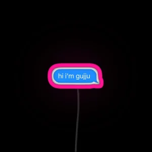 Hi I M Gujju RGB Neon Sign