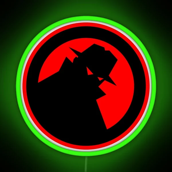 Hi Res Black Hat Logo Led RGB Neon Sign