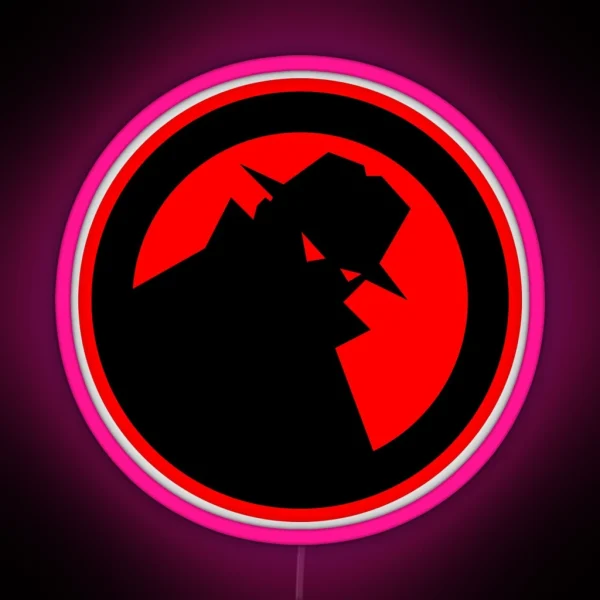 Hi Res Black Hat Logo Led RGB Neon Sign