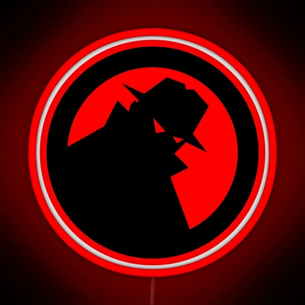 Hi Res Black Hat Logo Led RGB Neon Sign