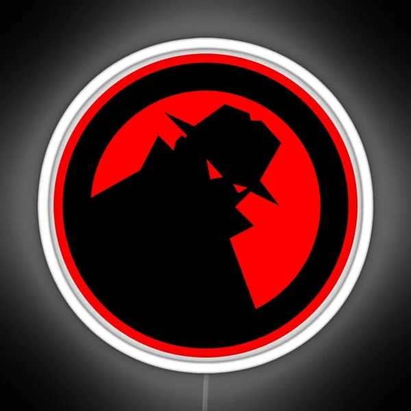 Hi Res Black Hat Logo Led RGB Neon Sign