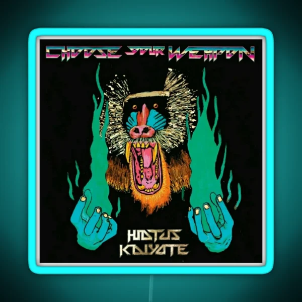 Hiatus Kaiyote Choose Your Weapon RGB Neon Sign
