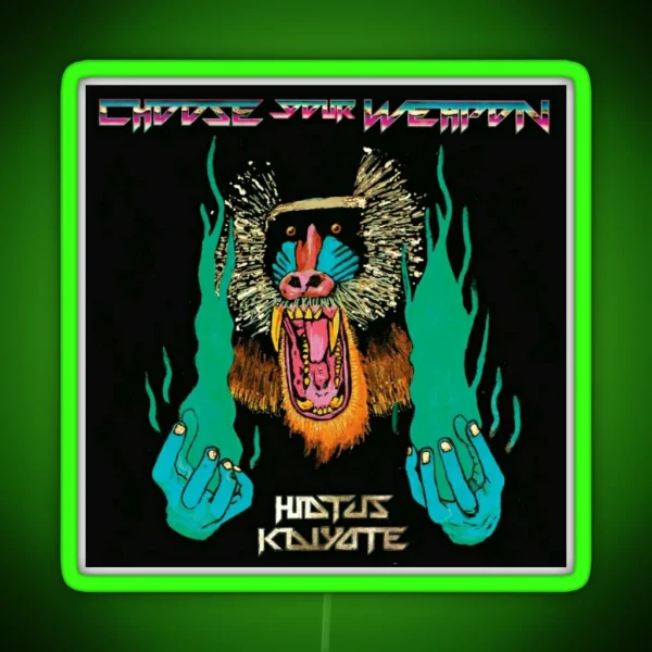 Hiatus Kaiyote Choose Your Weapon RGB Neon Sign