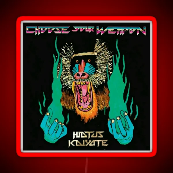 Hiatus Kaiyote Choose Your Weapon RGB Neon Sign