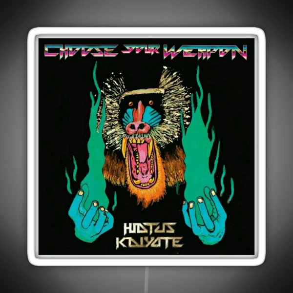 Hiatus Kaiyote Choose Your Weapon RGB Neon Sign