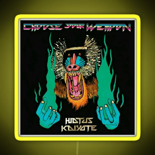 Hiatus Kaiyote Choose Your Weapon RGB Neon Sign
