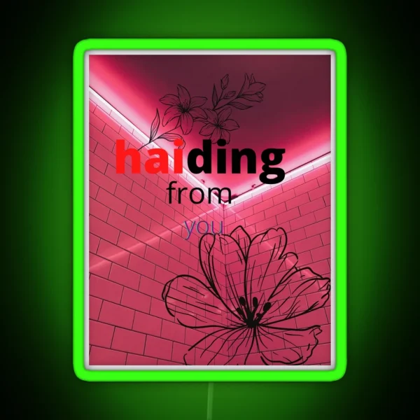 Hiding RGB Neon Sign
