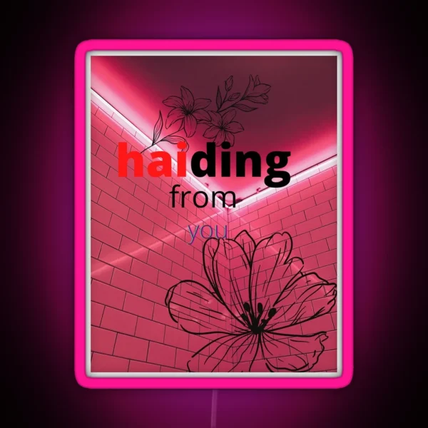 Hiding RGB Neon Sign