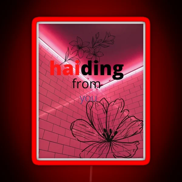 Hiding RGB Neon Sign