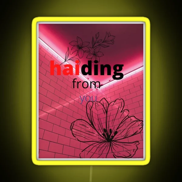 Hiding RGB Neon Sign