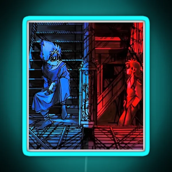 Hiei And Kurama Classic Led RGB Neon Sign