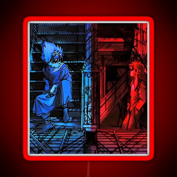 Hiei And Kurama Classic Led RGB Neon Sign