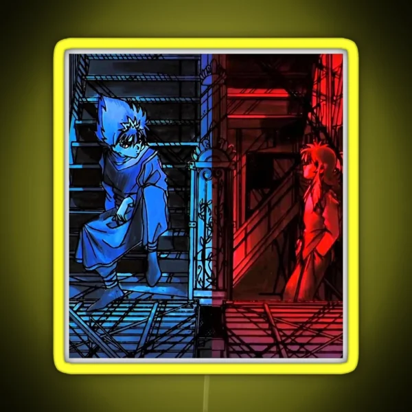 Hiei And Kurama Classic Led RGB Neon Sign